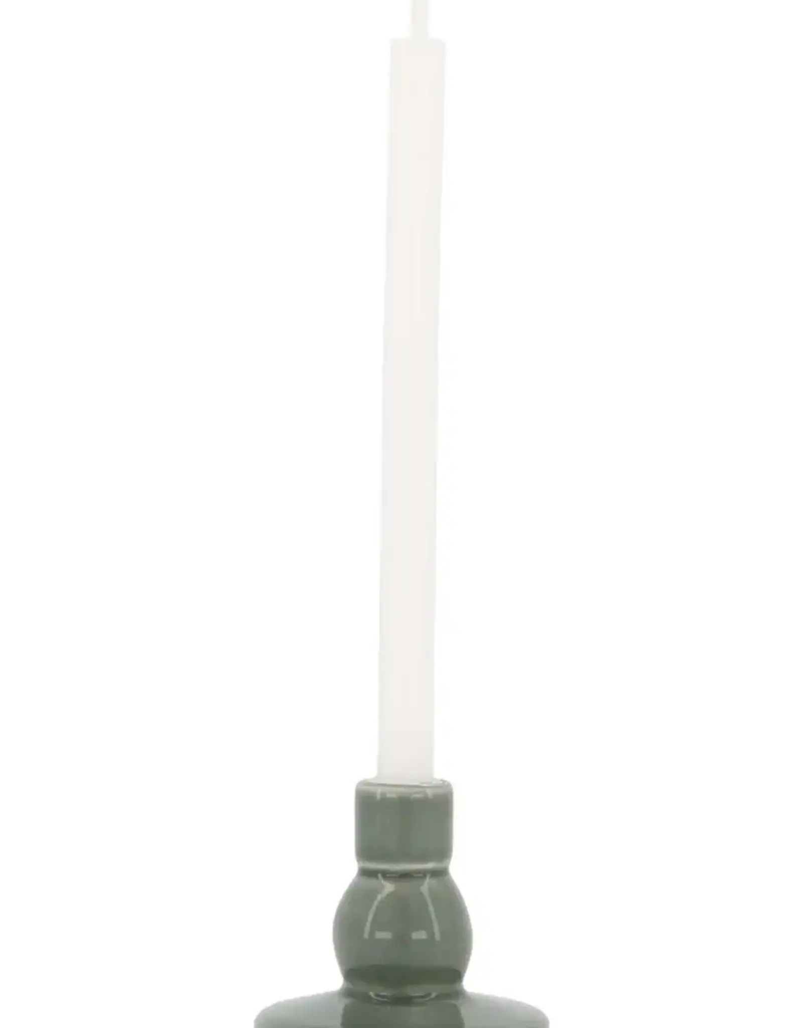 Zusss Kandelaar - Mini kermiek groen