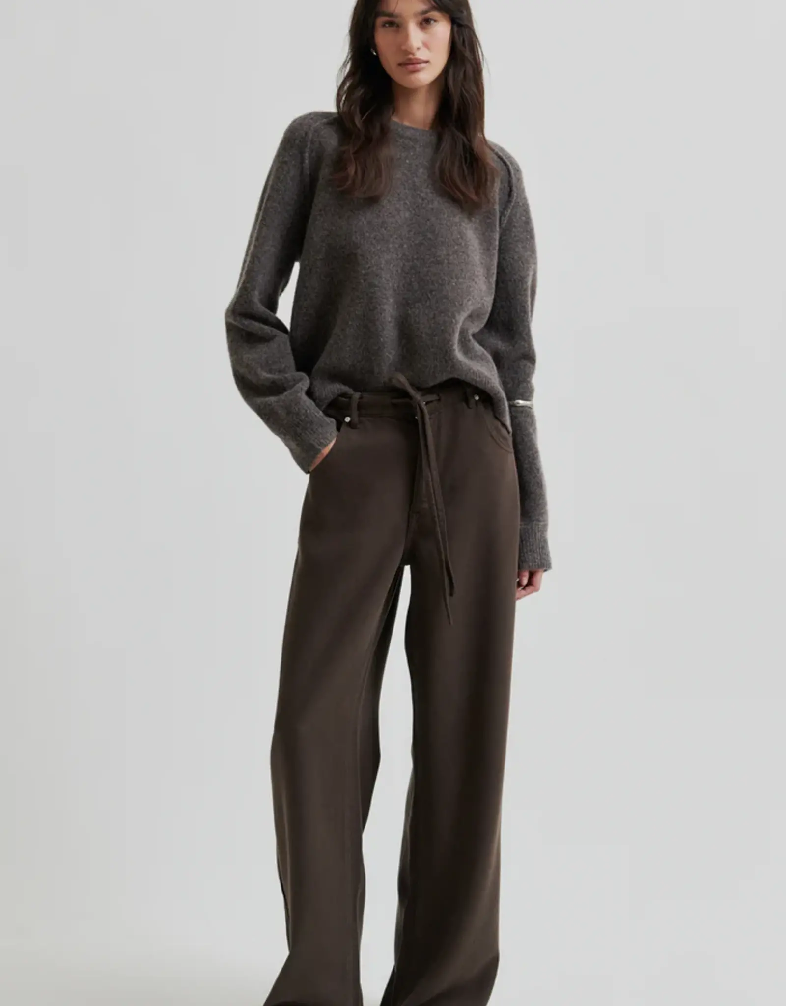 Second female Broek - Jeans irvine bruin