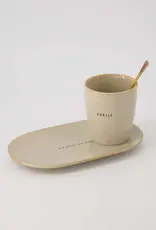 Zusss Serveerschaal - jij bent zo leuk zand