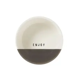 Zusss Dipschaaltje - Enjoy wit/bruin