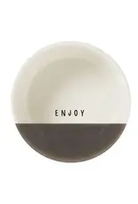 Zusss Dipschaaltje - Enjoy wit/bruin