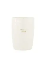 Zusss Koffiemok - Coffee lover Wit/goud