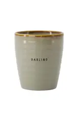 Zusss Koffiemok - Darling grijs/blauw