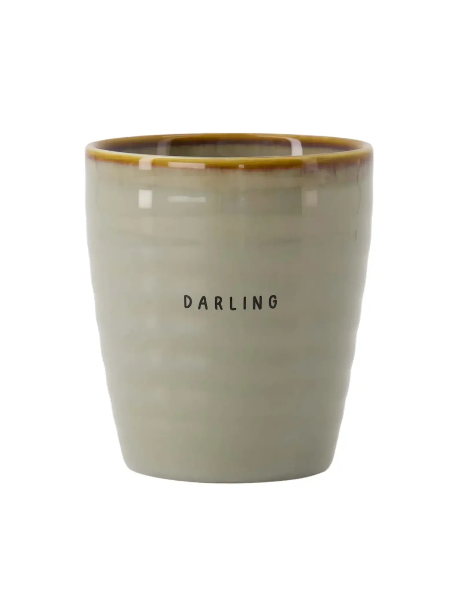 Zusss Koffiemok - Darling grijs/blauw