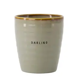 Zusss Koffiemok - Darling grijs/blauw