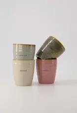 Zusss Koffiemok - Geniet donkergroen