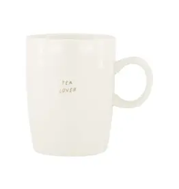 Zusss Theemok - Tea lover wit/goud