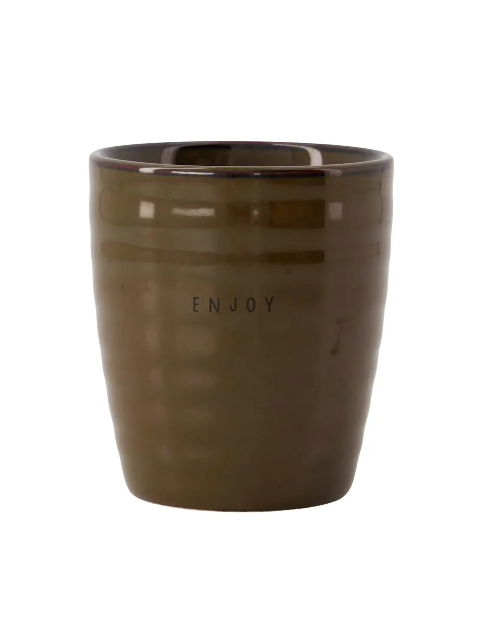 Zusss Koffiemok - Enjoy bruin