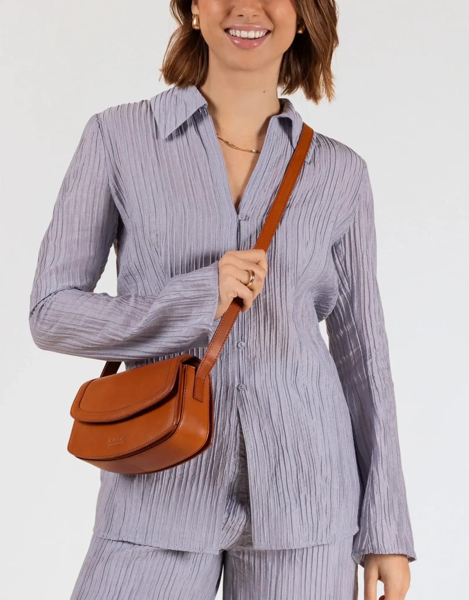 O My Bag Kenalini bag - Cognac classic leather