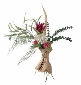 Bloomingville Kunstbloem - Bouquet rood