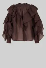 Second female Blouse - Fria chocoladebruin M