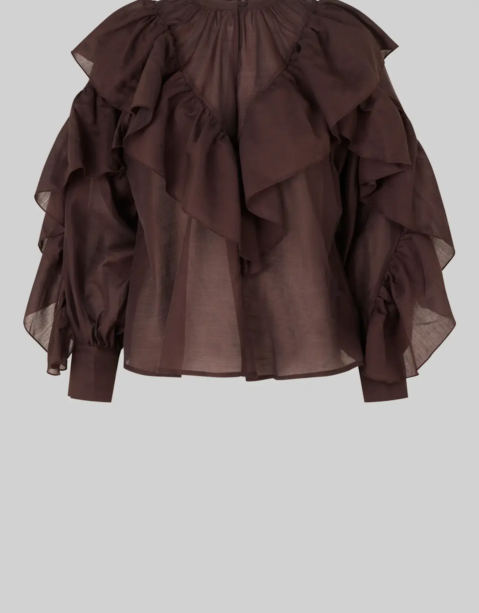 Second female Blouse - Fria chocoladebruin M