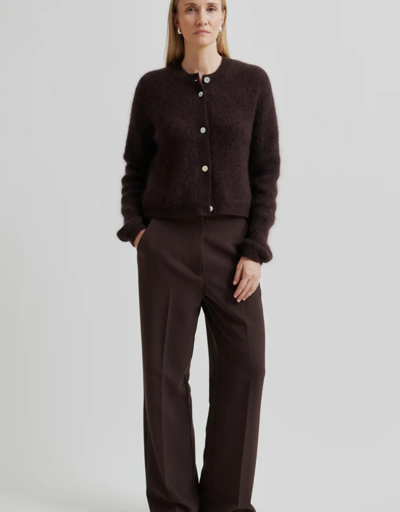 Second female Broek - Fique chocoladebruin