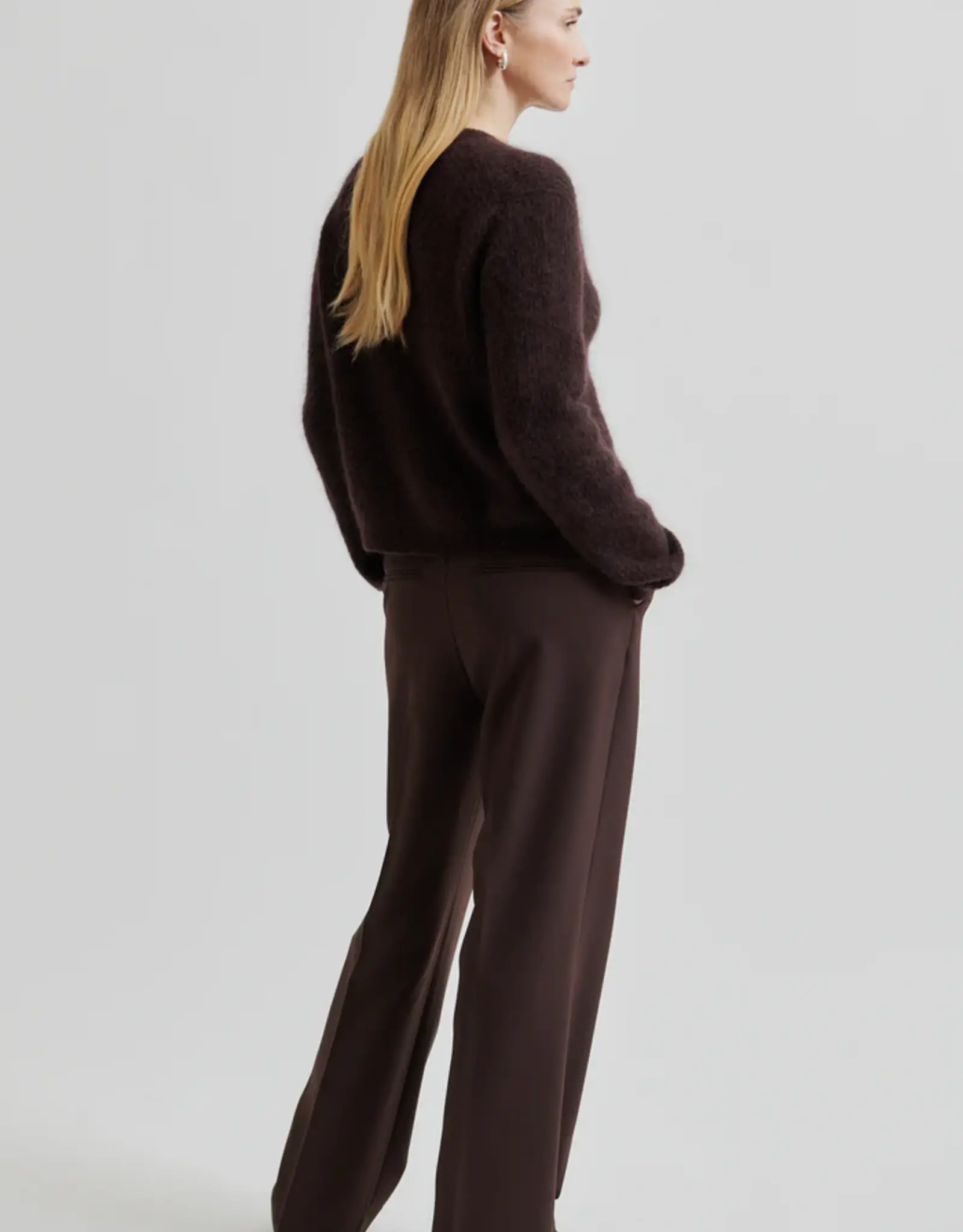 Second female Broek - Fique chocoladebruin