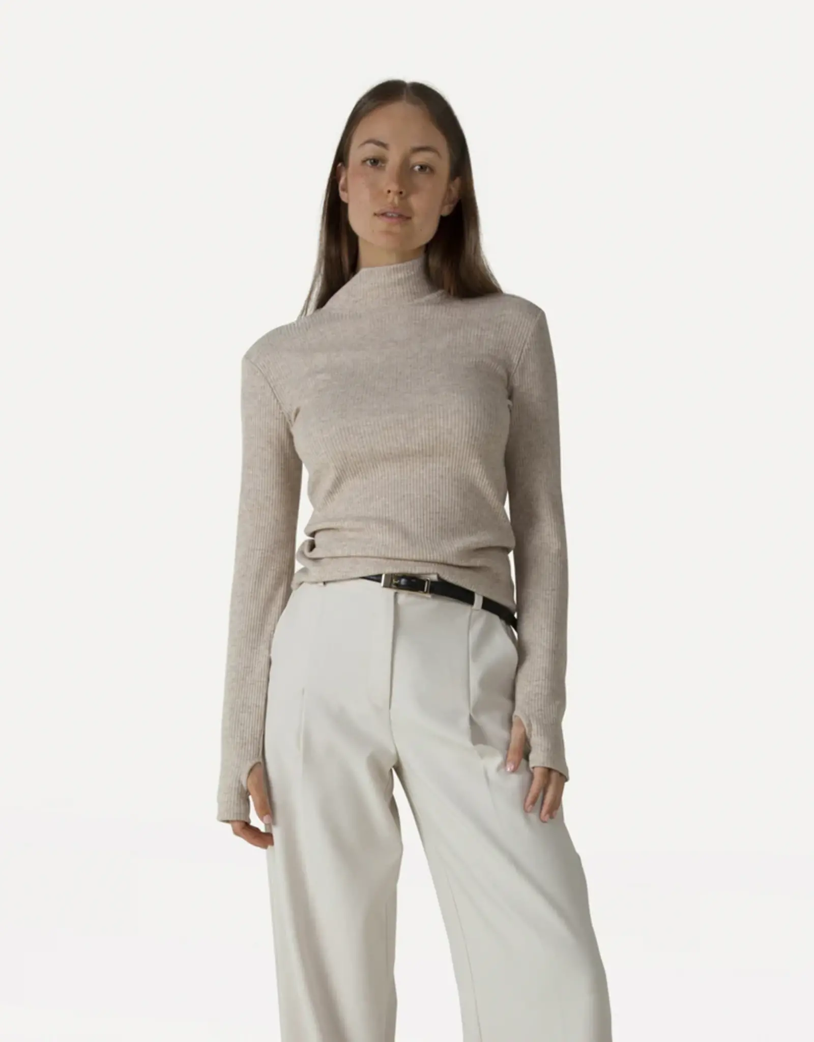 Another label Top - Enith beige