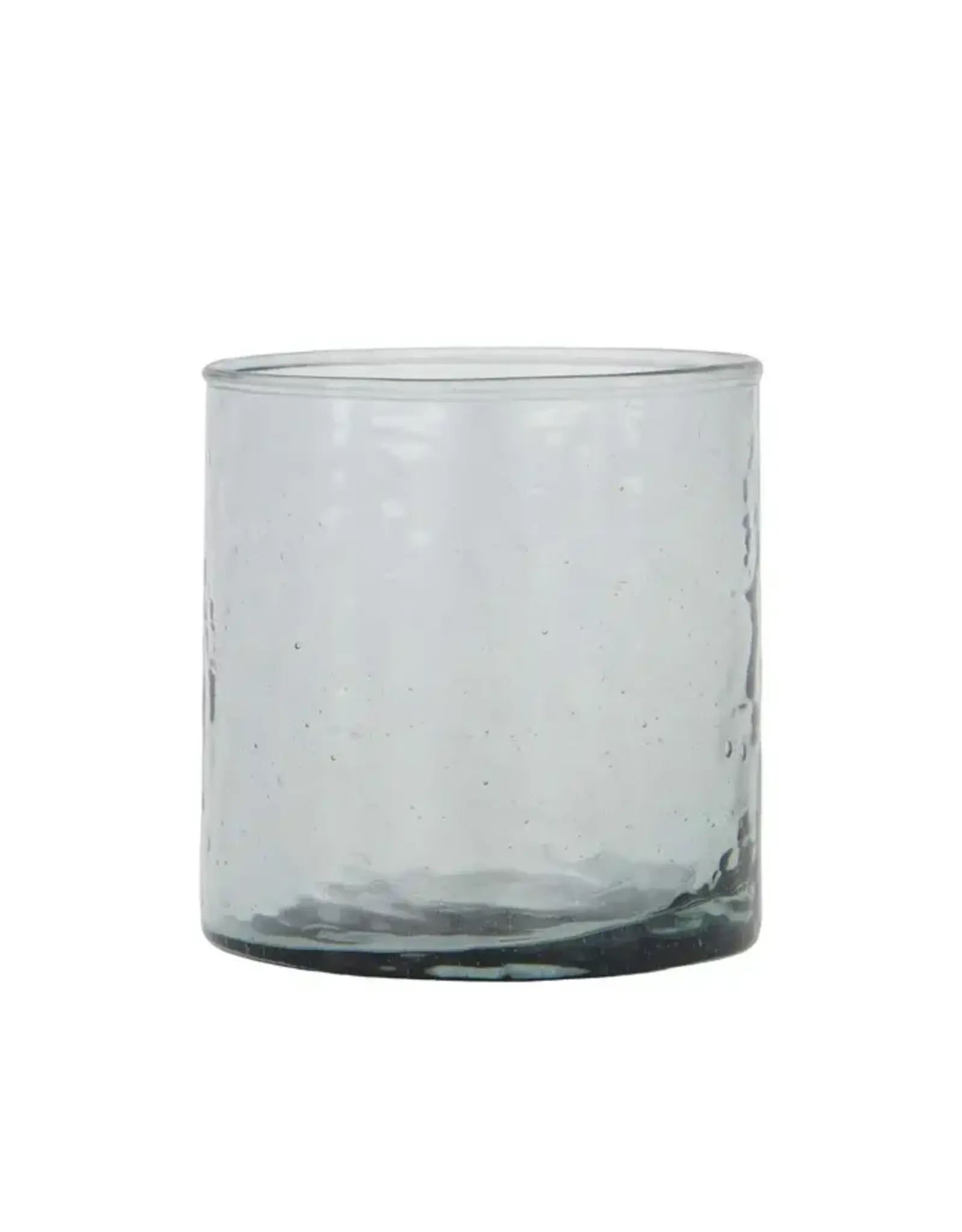Zusss Theelight - Hammerd glas M grijsblauw