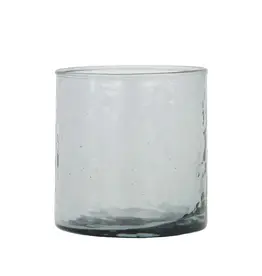 Zusss Theelight - Hammerd glas M grijsblauw