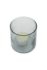 Zusss Theelight - Hammerd glas M grijsblauw