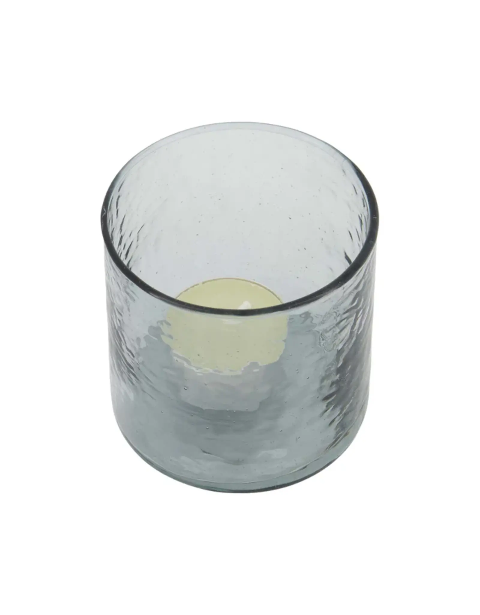 Zusss Theelight - Hammerd glas M grijsblauw
