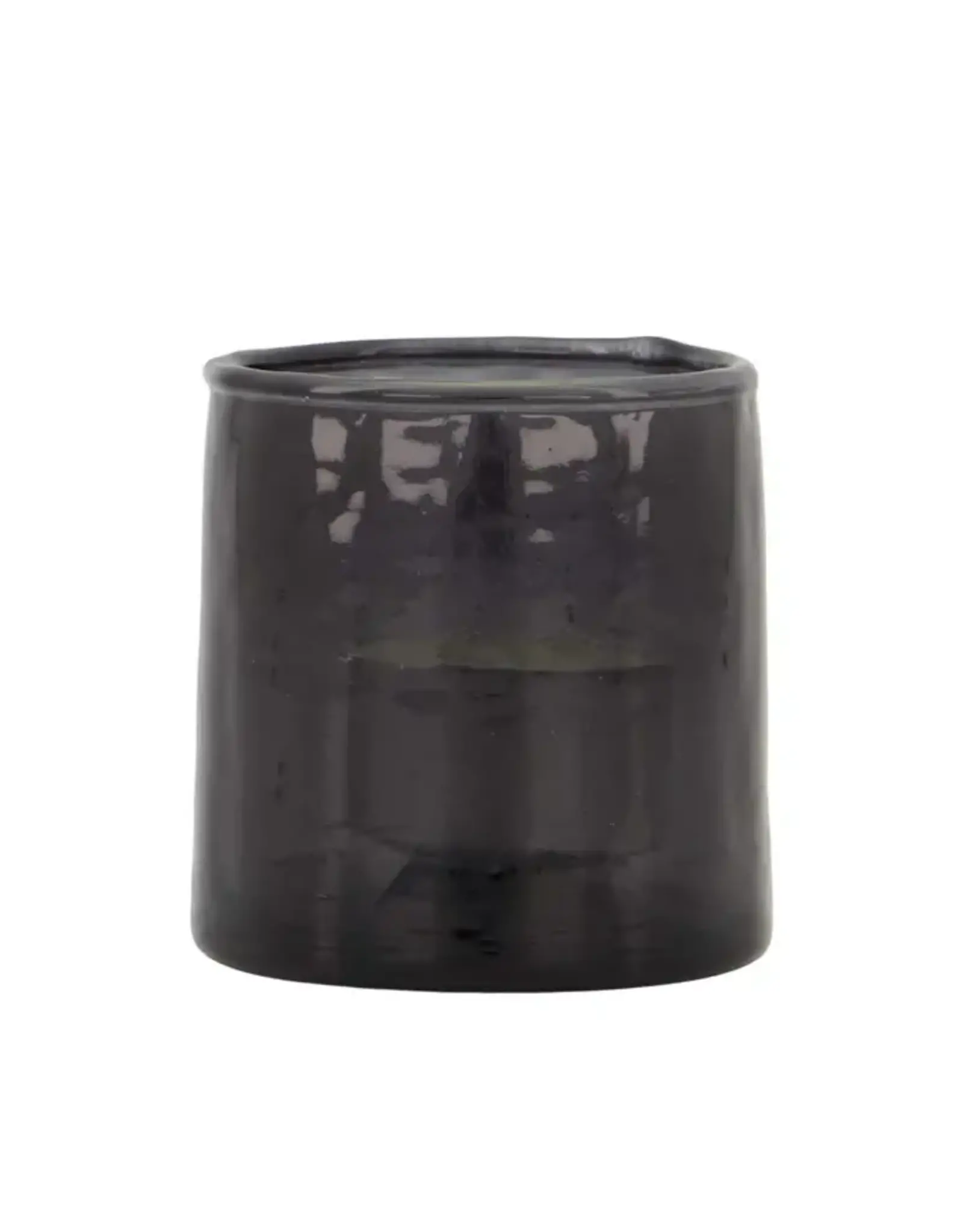 Zusss Theelight - Hammered glas S grijsblauw
