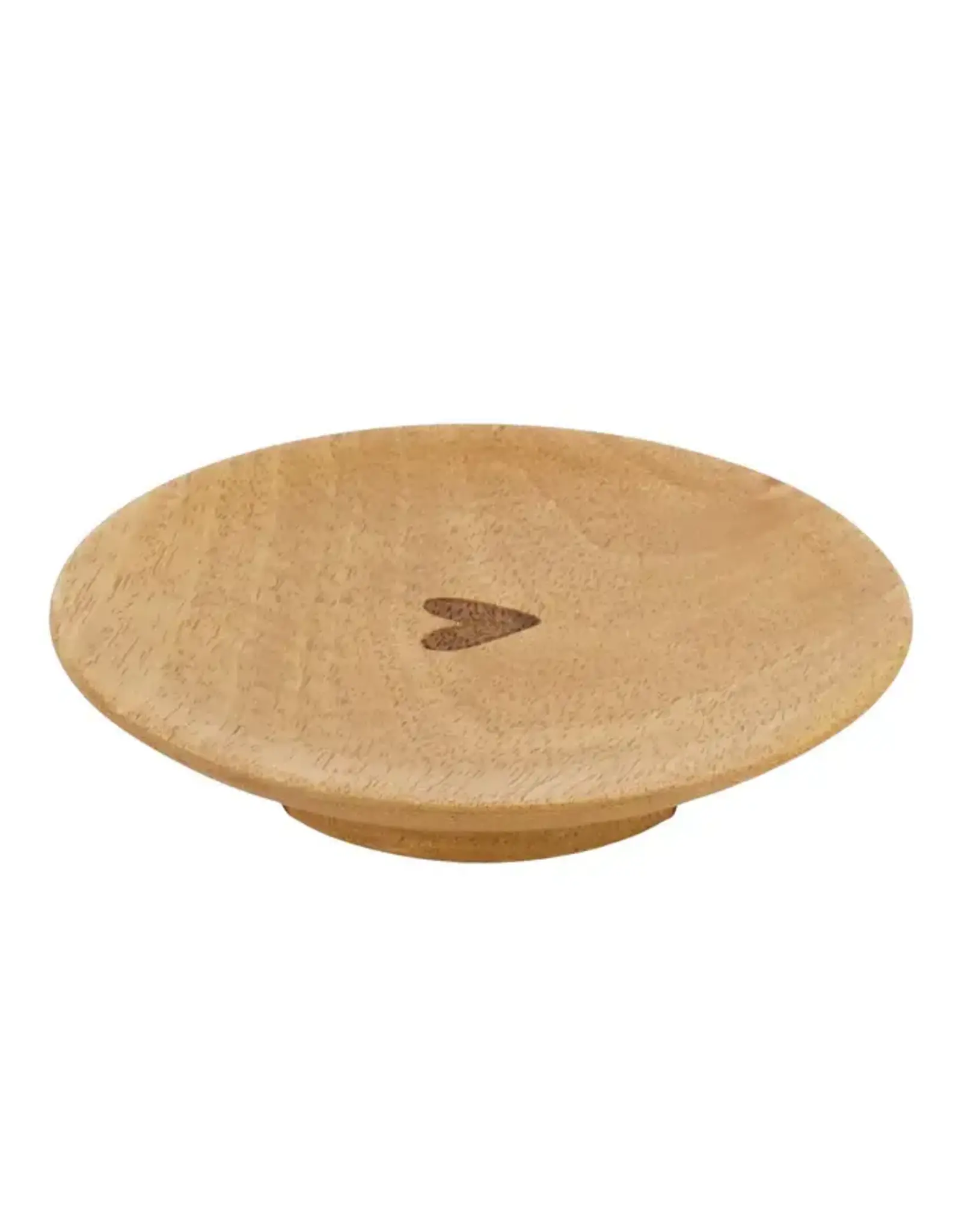 Zusss Glastopper hout hartje naturel
