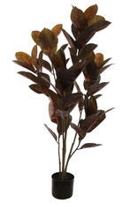 Pure Kunstbloem - Black rubber plant 120cm