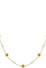 Ania Haie Ketting -  nano gem station - goud