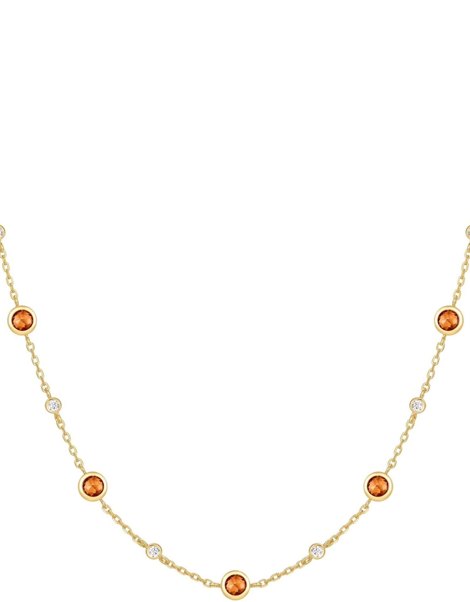 Ania Haie Ketting -  nano gem station - goud