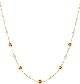 Ania Haie Ketting -  nano gem station - goud