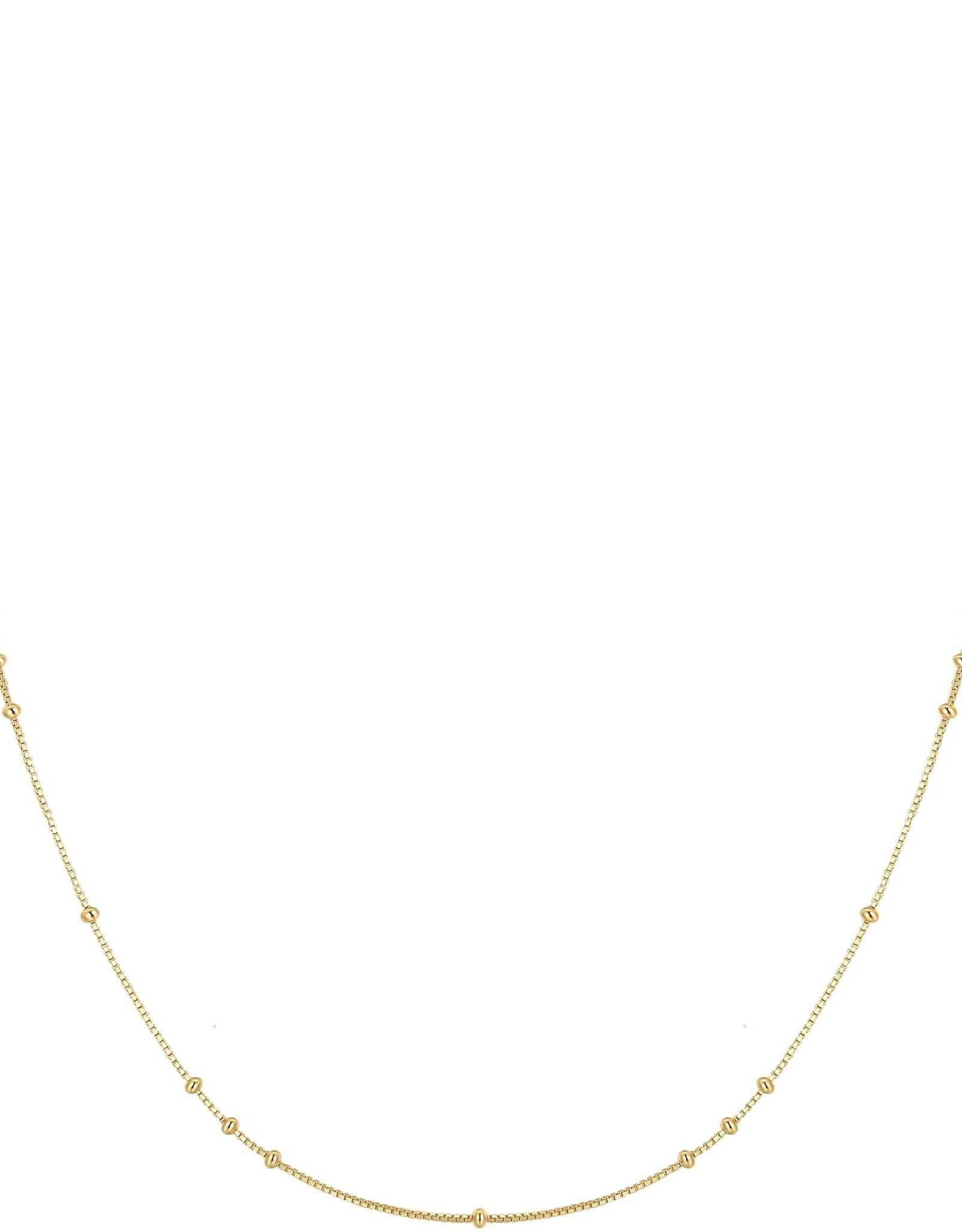 Ania Haie Ketting -  mini bead station - goud