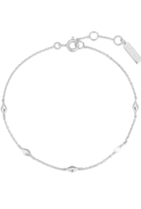 Ania Haie Armband - multi rhombus station - zilver