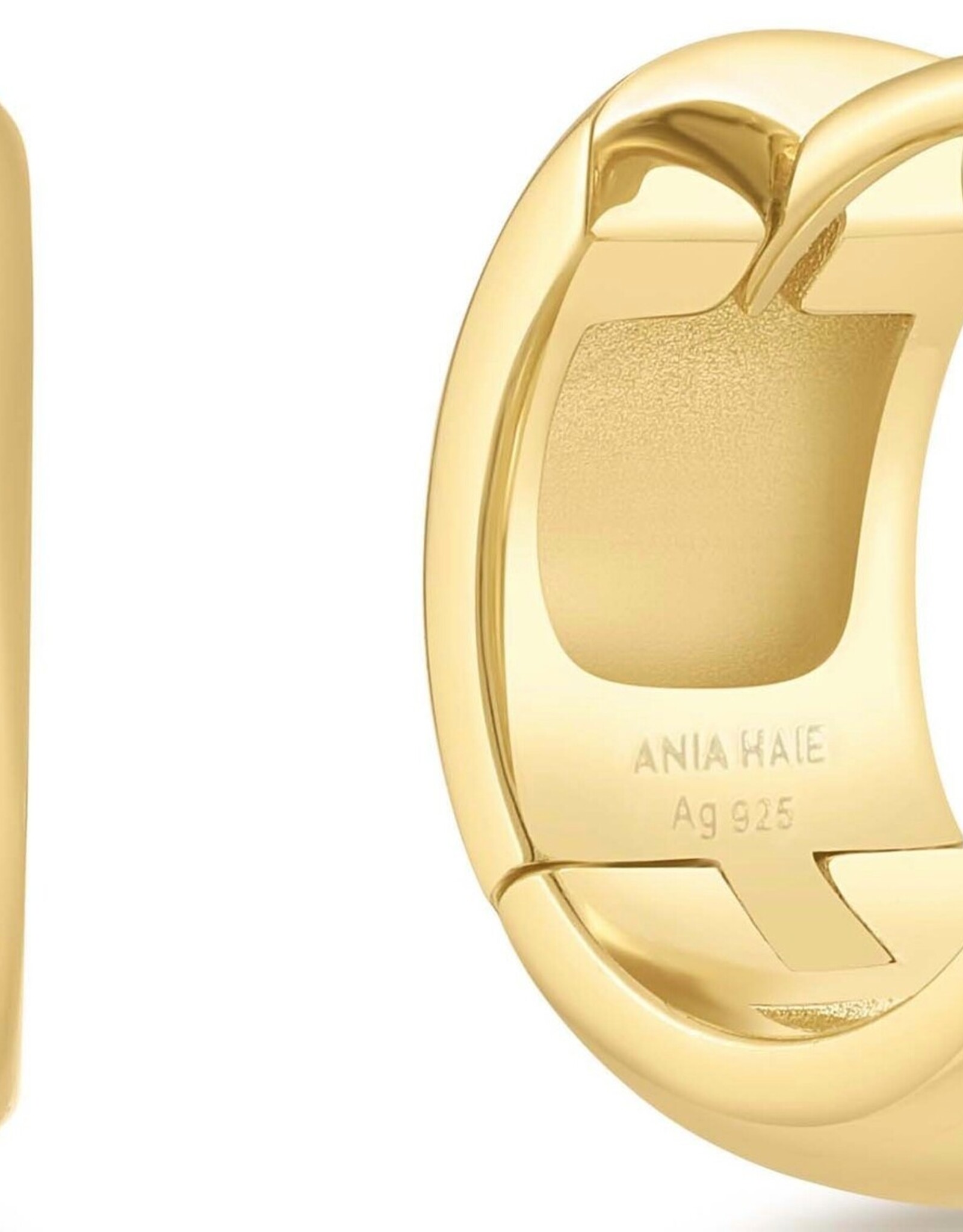 Ania Haie Oorbel - Gold celestial chunky huggie