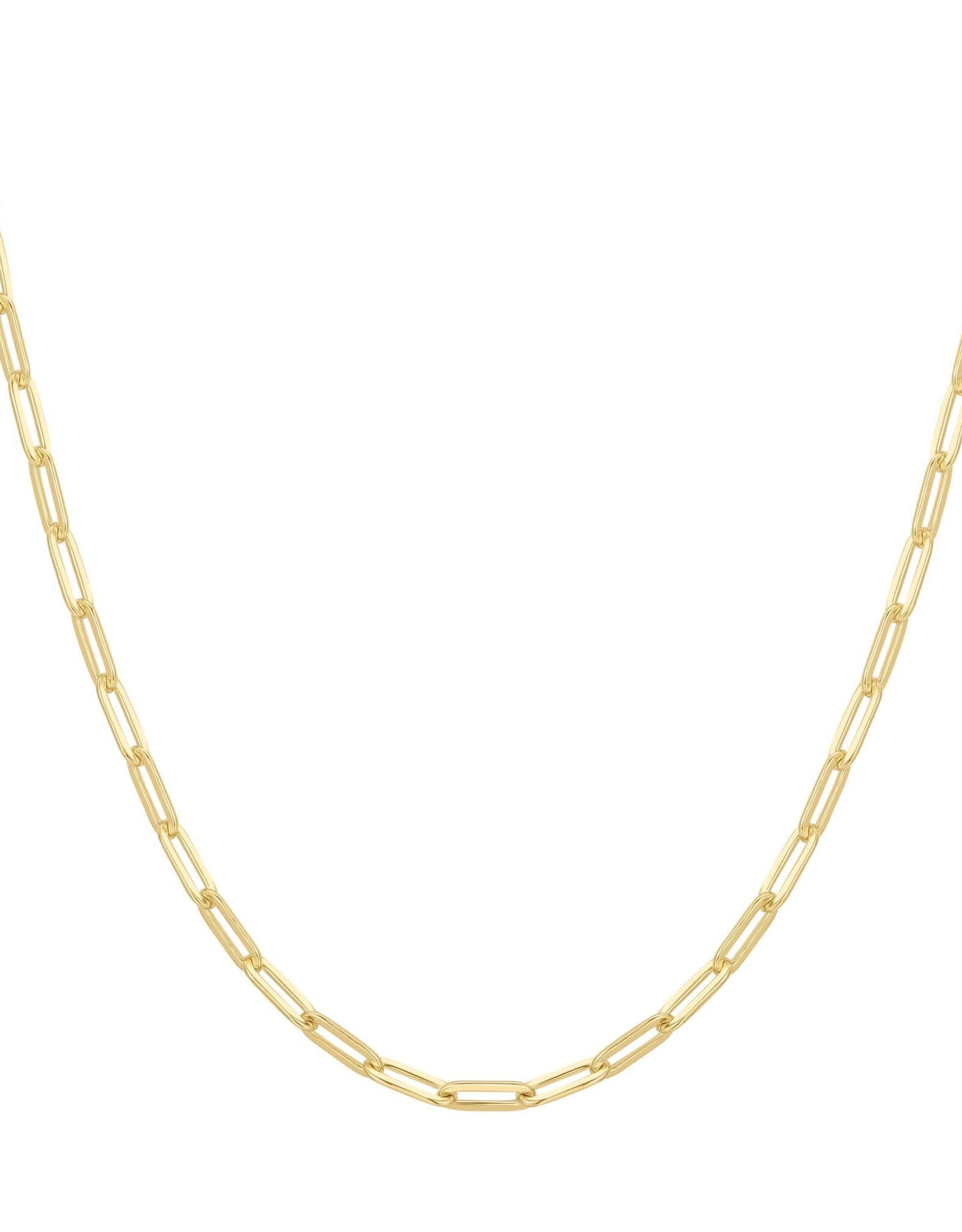 Ania Haie Ketting -  paper clip - goud