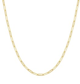 Ania Haie Ketting -  paper clip - goud