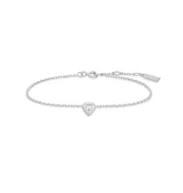 Ania Haie Armband -  sparkling tiny shield - zilver