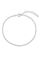 Ania Haie Armband - paper clip chain - zilver