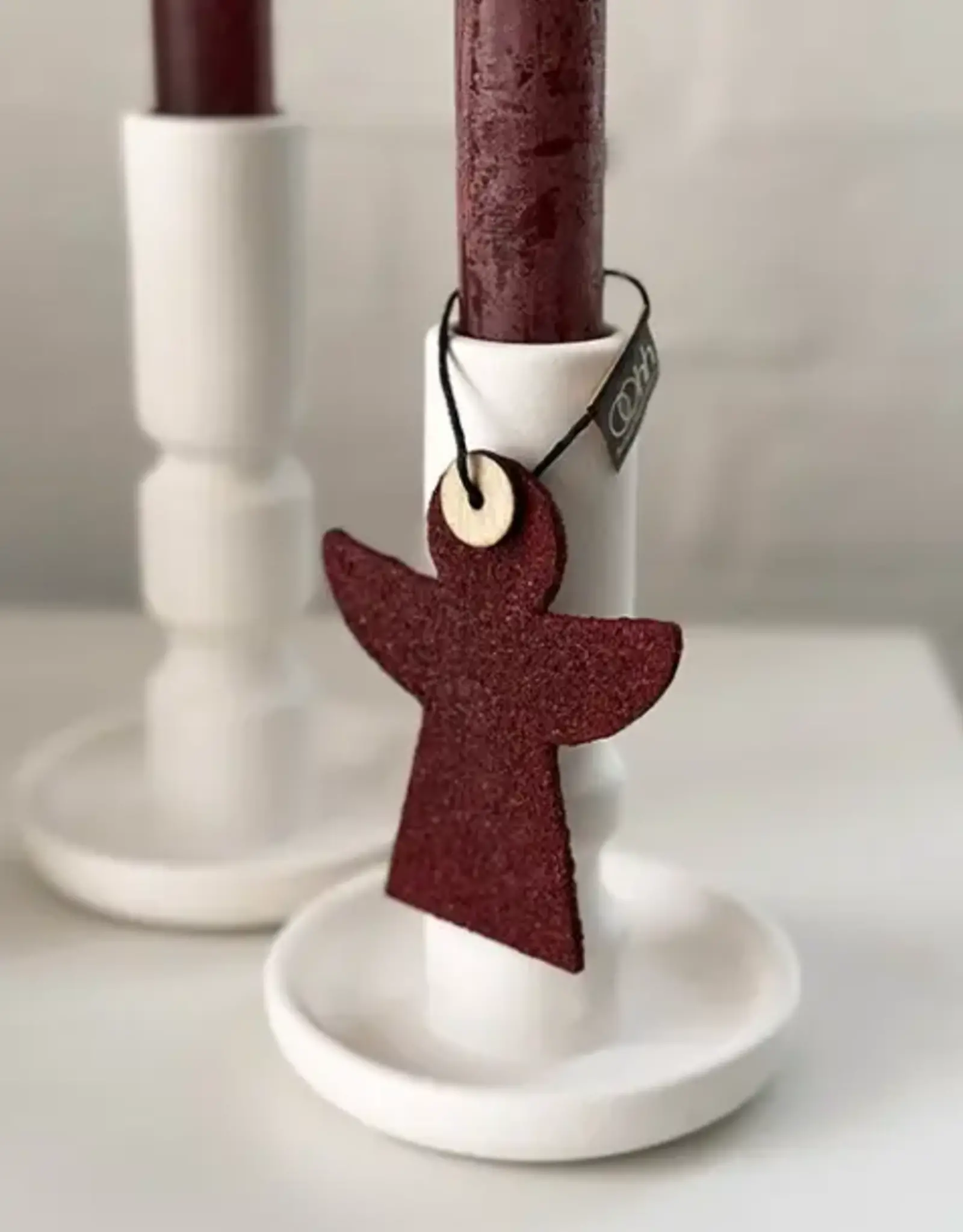 Ornament - Angels burnt olive (set of 6)