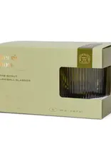 Designworks Collective Glas - Scout Lowball - Set van 2 Olijf