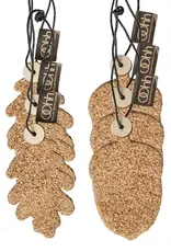 OOhh collection Ornament - Blad en eikel - licht bruin (set of 6)