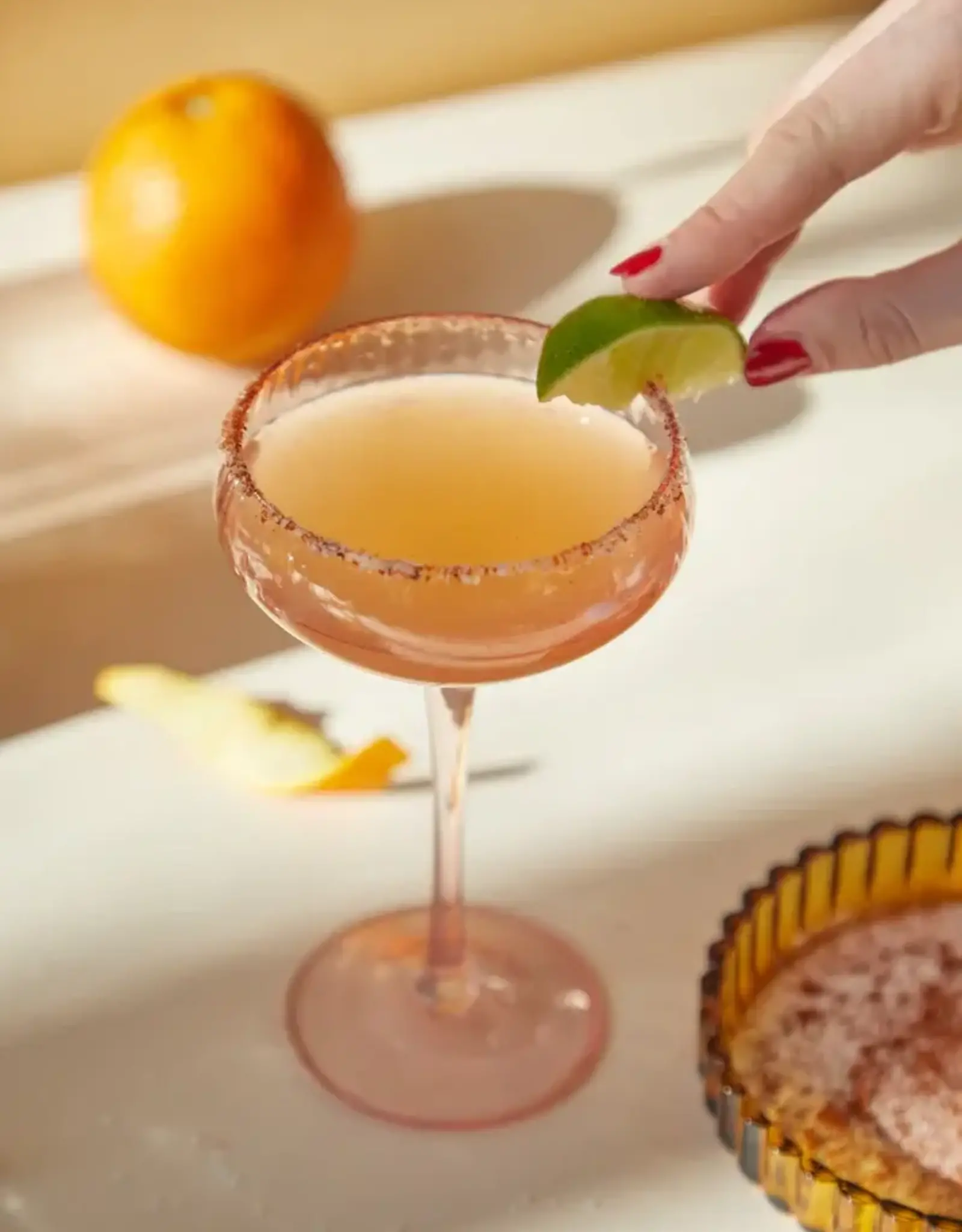 Glas - Lou coupe - set van 2 blush