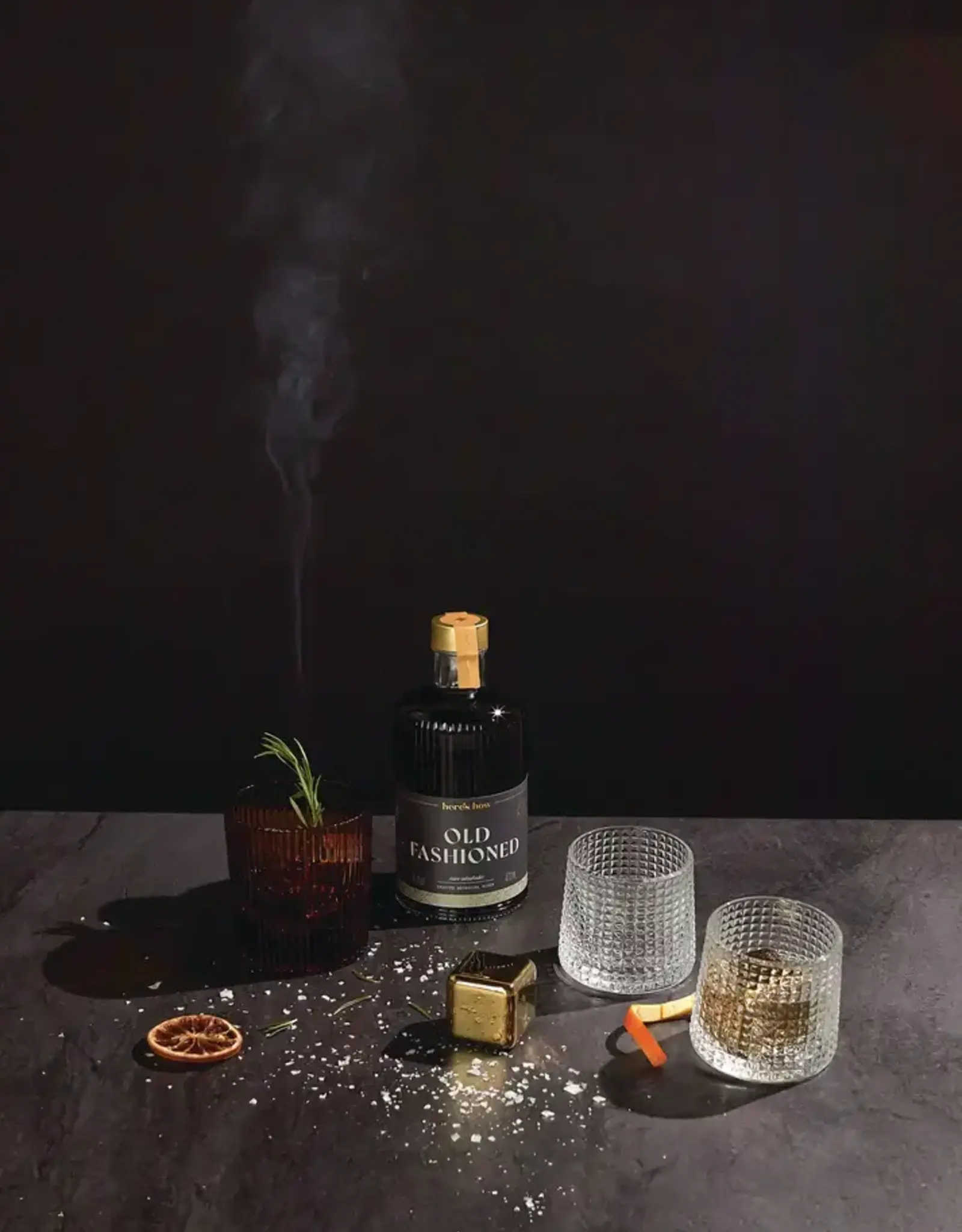 Designworks Collective Ijsblokjes -Jupiter Cocktail Chillers in Goud - Set van 2