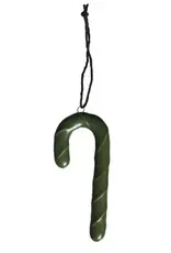 Ornament - Zuurstokken, glanzend green (set of 4)