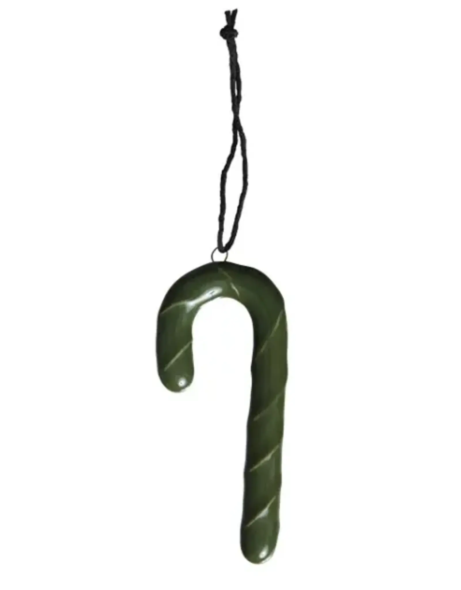 Ornament - Zuurstokken, glanzend green (set of 4)