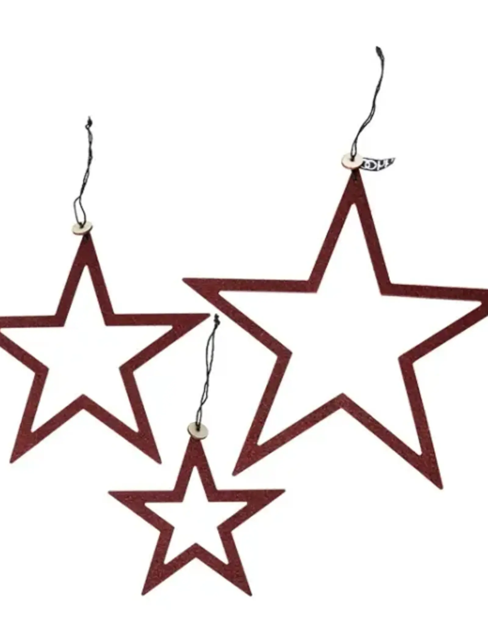 OOhh collection Kerstster - Wine L (set of 3)
