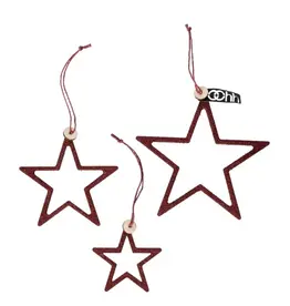 OOhh collection Kerstster - Wine M (set of 3)