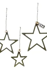 Kerstster - Olijf M (set of 3)
