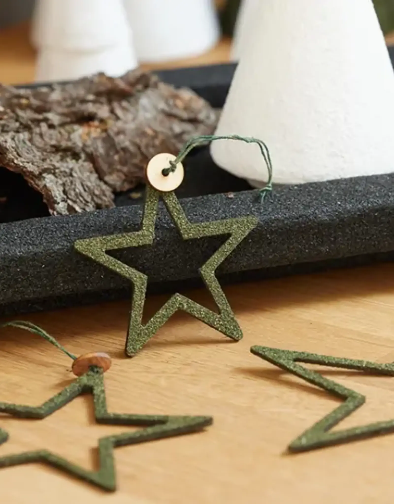 Kerstster - Olijf M (set of 3)
