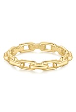 Ania Haie Ring - Gold paper clip link