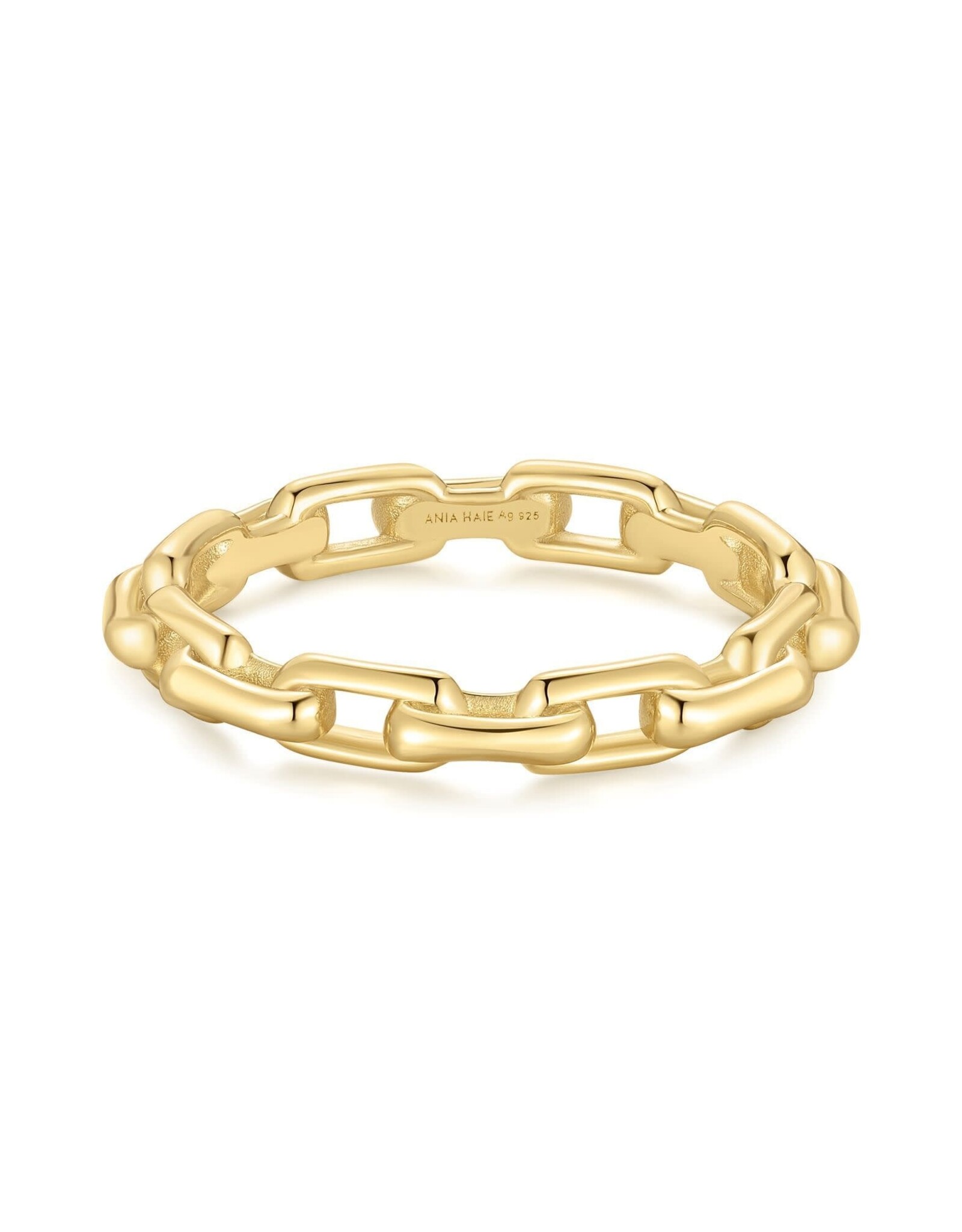 Ania Haie Ring - Gold paper clip link
