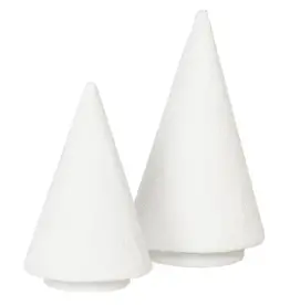 Kerstboom wit (set of 2)